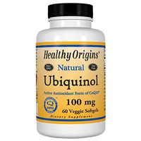 Ubiquinol 100mg Soy Free Non-GMO (Vegetarian, Gluten Free), 60 Veggie Gels