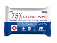 RHZPLO Alco-HOL Wet Wipes Travel Size, 6 Pack (60pcs) 75% Alco-HOL Cleaning Wet Wipes Individually Wrapped,Disinfectant Wipes Daily Disinfecting Use. (Antibacterial1-1)