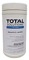 Total Solutions Graffiti Remover Wipes (40 ct. | 9-1/2" x 12" Sheets) | Also Highly Effective Against Paint, Enamel, Ink, and Permanent Marker.