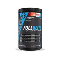 FULLBLITZ™ by BUILD FAST FORMULA/Fully Loaded Pre-Workout/Energy, Focus & NOOTROPIC/Dual Nitric Oxide Support with Patented NO3-T for Muscular Endurance and Pump (Rocket Pop)