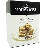 ProtiWise - High Protein Diet Wafer Bar | Mocha | Low Calorie, Low Fat, Low Sugar (5/Box)