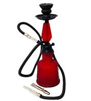 1 Hose Modern Style Colored Hookah Shisha Set (Red)