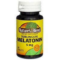 Nature's Blend Melatonin 5 mg - 60 Tablets, Pack of 2