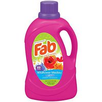Fab Wild Flower Medley Liquid Laundry Detergent (134 oz)