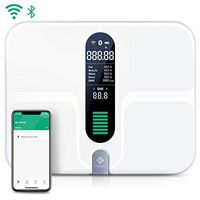 Etekcity WiFi Smart Scale, USB Rechargeable Bluetooth Body Fat Scale - Digital Bathroom Weight Scale with 12 Body Composition Measurements, Extra-Large Platform & ITO Conductive Glass, 400lb (180kg)