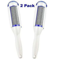 Reusable Lint Fur Brush Remover - Updated Pet Fur Cleaner Brush One-hand Handled Self-Cleaning Tool for Clothes, Furniture, Bedding & Car, Hair Removal Device, 2 Pack