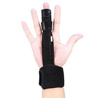 Finger Splint, Adjustable Aluminum Splint Extension for Trigger Finger, Metacarpal Fracture Healing Mallet Finger Correction Support Brace for Finger Fractures, Postoperative and Pain Relief
