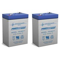 2 Pack Power-Sonic 6V 4.5AH SLA Battery Replacement Lithonia EMBOPS6401
