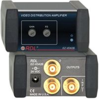 Radio Design Labs EZ-VDA2B BNC Video Distribution Amp, 1x2, NTSC/PAL