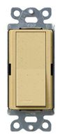 Lutron Claro On/Off Switch, 15-Amp, Single-Pole, SC-1PS-GS, Goldstone