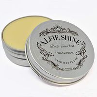 Alfie Shine - Resin Enriched Natural Hard Wax Polish 60ml (2oz) (for USE ON Wood, Metal and Leather)