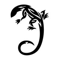 Leon Online Box Gecko Climb - Animal Decal [Choice] Vinyl Sticker for Car, Bike, iPad, Laptop, MacBook, Helmet