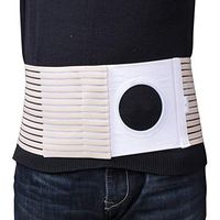 Ostomy Belt Colostomy Belt (Hole 3.14") Medical Stoma Support Ostomy Hernia Belt Ostomy Hernia Belt Stomach Truss Binder with Compression Support (XL: 45.28''-49.21'')