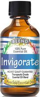 Pure Gold Invigorate Blend Essential Oil, 100% Natural & Undiluted, 60ml