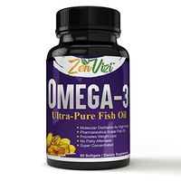 Ocean Wild Alaska Catch Fish Oil 2000 mg 60 Soft-gels per Bottle | Gluten Free, Non-GMO | High Potency | Excellent Source of Omega-3 Fatty Acids EPA and DHA