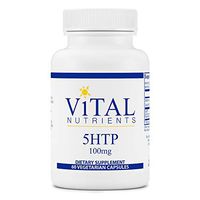 Vital Nutrients - 5HTP 100 mg - Vegan Formula - Amino Acid to Promote Emotional Well-being, Support Appetite Control and Sleep Regulation - 60 Vegetarian Capsules per Bottle