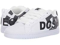 DC Men's Court Graffik Se Skate Shoe, White/Cement, 11 M US