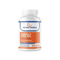 Omega-3 Fish - Soft Gels for Maximum Absorption - High Concentration - 3000 MG Per Serving, Cold-Pressed Fish Oil, Heart Health, Immune Support, 90 Count