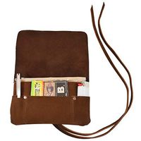Hide & Drink, Rustic Leather Tobacco Pouch, Smoking and Field Notes Case Handmade Includes 101 Year Warranty :: Swayze Suede