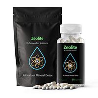 Suspended Solutions - Zeolite Clinoptilolite - 7 Capsules - Responsibly Mined - All Natural Mineral Detox Removes Chemicals Safely and Effectively - Restores Gut Health and Boosts Immunity