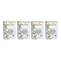 Swanson Green Leaf Stevia Extract 100 Pkts 4 Pack