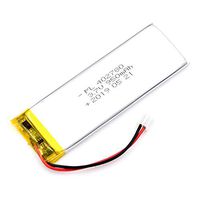 AKZYTUE 3.7V 950mAh 402780 Lipo Battery Rechargeable Lithium Polymer ion Battery Pack with JST Connector