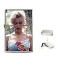 Franklinstein Marilyn Monroe Innocent Flower Flip Top Cigarette Lighter + Free Case Box