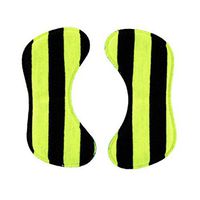 Yellow&Black Heel Cushions Padded Heel Grips Care Heel Liners for Ladies 4 Pairs