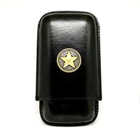 Texas Star 3-Finger Cigar Case – Leather Cigar Case – Cigar Cutters by Jim