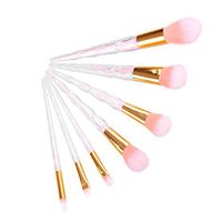 RNTOP 7PC Makeup Brushes Horse Hair Eyeshadow Cosmetic Foundation Makeup Brushes (D)