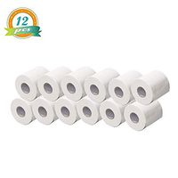 ABITSWEET Houseware Daily Necessities Paper Tissue, Toilet Paper Table Kitchen Paper Towel Toilet Roll Paper Supplies Wedding Tissue Napkin Party Supplies Home Family Cafe Shop Restaurant (12PCS)