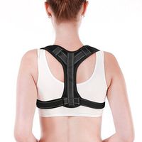 Yotown Posture Corrector Back Support Brace Belt, Physical Shoulder Posture Correction + Reduce Pressure Pad Free Size, Back, Shoulder, and Neck Pain Relief, for Adolescent, Women and Men