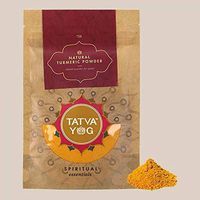 Tatva Yog Natural Turmeric Powder for Pooja, Pure and Natural Turmeric Powder for Face and Skin - 75 Grams