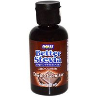 Now Foods, Better Stevia, Liquid Sweetener, Dark Chocolate, 2 fl oz (60 ml)