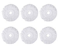 Tsmine Spin Mop Replacement Head - Microfiber Mop Heads Refills for Universal Spin Mop Floor Cleaning, Standard Replacement, for Hurricane, for Mopnado Round Shape Spin Mop Handle