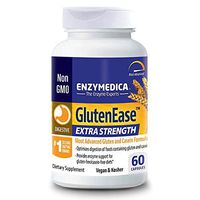 Enzymedica, GlutenEase Extra Strength, Digestive Aid for Gluten and Casein Digestion, Vegan, Non-GMO, 60 Capsules (60 Servings)