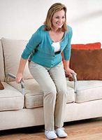 Portable Couch Standing Aid for Seniors by STAND A ROO -NO Assembly Required -Stand Assist for Elderly, Disabled and Expecting Mothers - Medical Grade Materials