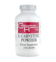 Cardiovascular Research L-carnitine Powder, White, 250 Gram