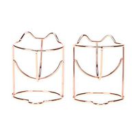 Putars Woman 2PCS Portable Multifunction Makeup Beauty Egg Powder Puff Sponge Display Stand Drying Holder Rack