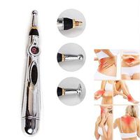 Zichen Electronic Acupuncture Pen, Electric Meridians Laser Acupuncture Machine Magnet Therapy Instrument Meridian Energy Pen Massager Relief Pain Tools