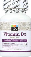 365 Everyday Value, Vitamin D3 5000 IU, 120 ct