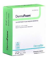 Dermarite Dermafoam Dressing, 2X2 - Box of 10 - Model 00290e by Dermarite Industries