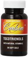 Carlson Labs Tocotrienols With Natural Vitamin E, 30 Softgels