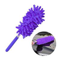 Godagoda 1Pcs Microfiber Duster Retractable Long-Reach Washable Dusting Brush with Telescoping Pole for Home Office