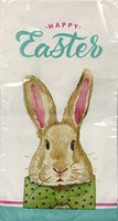 Easter Spring Guest Towel Buffet Hostess Paper Napkins - 20 ct (Happy Easter Bunny)