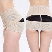 AMXLJNY Newest Women Hip Up Pelvis Correction Belt Braces Postpartum Belly Wrap Belts Relieve Pressure Supports Plus Size S-3xl Size 3XL Black