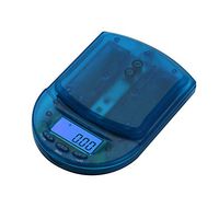 AMERICAN WEIGH SCALES BCM Series Digital Pocket Weight Scale, Clear Blue, 100G x 0.01G (BCM-100-CB)