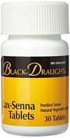 Black Draught Senna Laxative Tablets relieves Constipation - 30 Count.