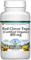 Red Clover Tops (Certified Organic) - 450 mg (100 Capsules, ZIN: 518674) - 3 Pack