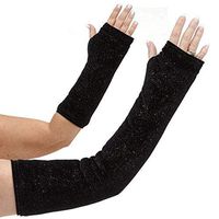 CastCoverz! Designer Arm Cast Cover -Sparkly Black - Large Long: 23" Length X 16" Circumference - Removable and Washable - Made in USA